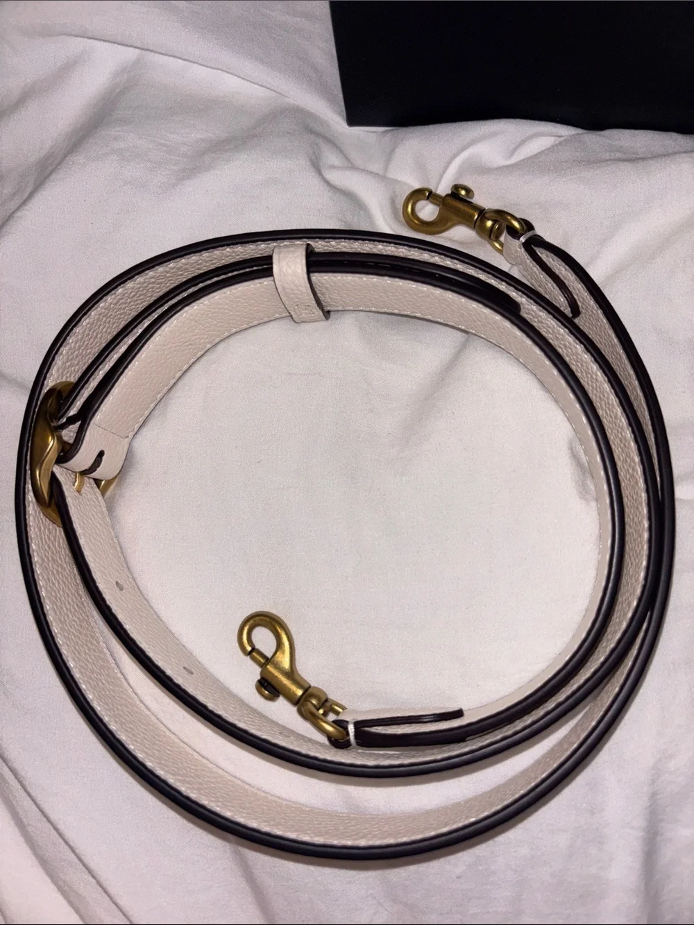 Coach Tabby with gold hardware/ gold chain extender/ cross body strap and wallet